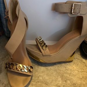 Beige Wedges For Sale!
